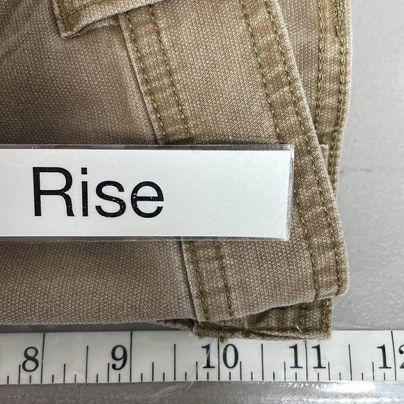 Eddie Bauer Jeans NWT Khaki Flex Diamond Dobby Slim Straight Size 38x34 - Picture 10 of 11